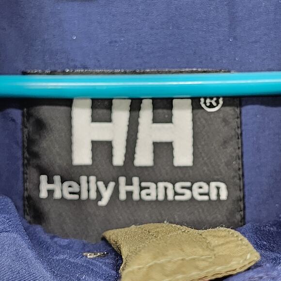 Vintage Helly Hansen Jacket Mens M Purple 1/2 Zip Pullover Windbreaker Vented - Picture 7 of 12